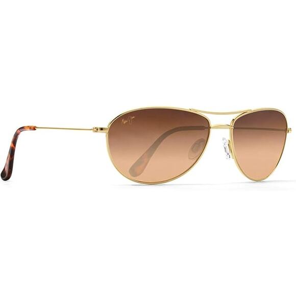 Gold Aviator Sunglasses main image 6